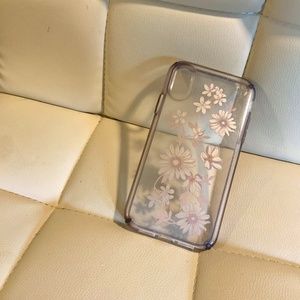 Iphone Speck Brand Clear Case with Flowers-Iphone XR